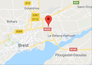 Plan d’accès à Stockez vous-mêmes Brest
