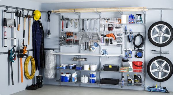 Solutions de rangement des outils et d'organisation de garage