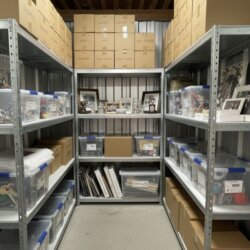 stocker objets valeur box rangé avec des objets de valeur