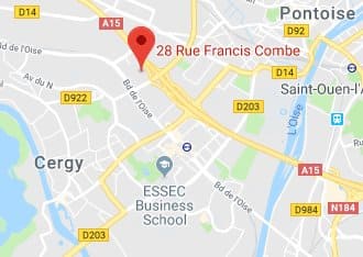Plan d’accès à Annexx Cergy