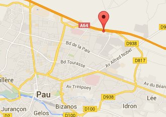 Plan d’accès à Annexx Pau