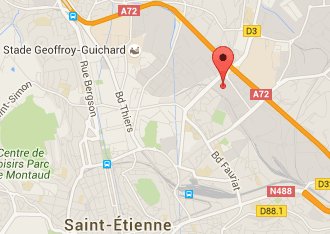 Plan d’accès à Annexx Saint Etienne