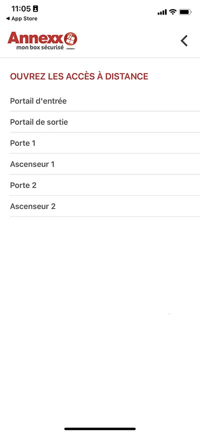 Contrôle à distance des accès