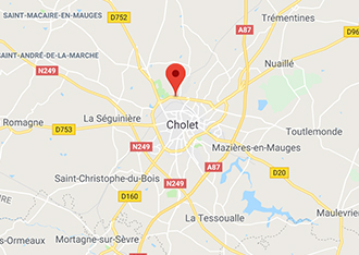 Plan d’accès à Stockez vous-mêmes Cholet